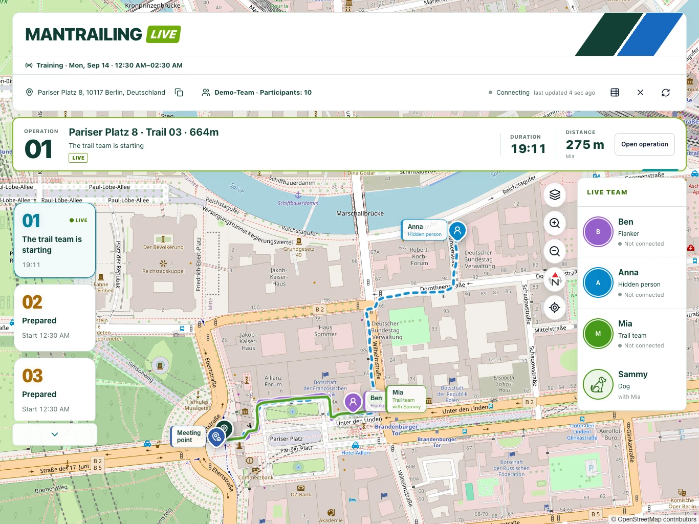The Berlin demo monitor view provides a shared overview.